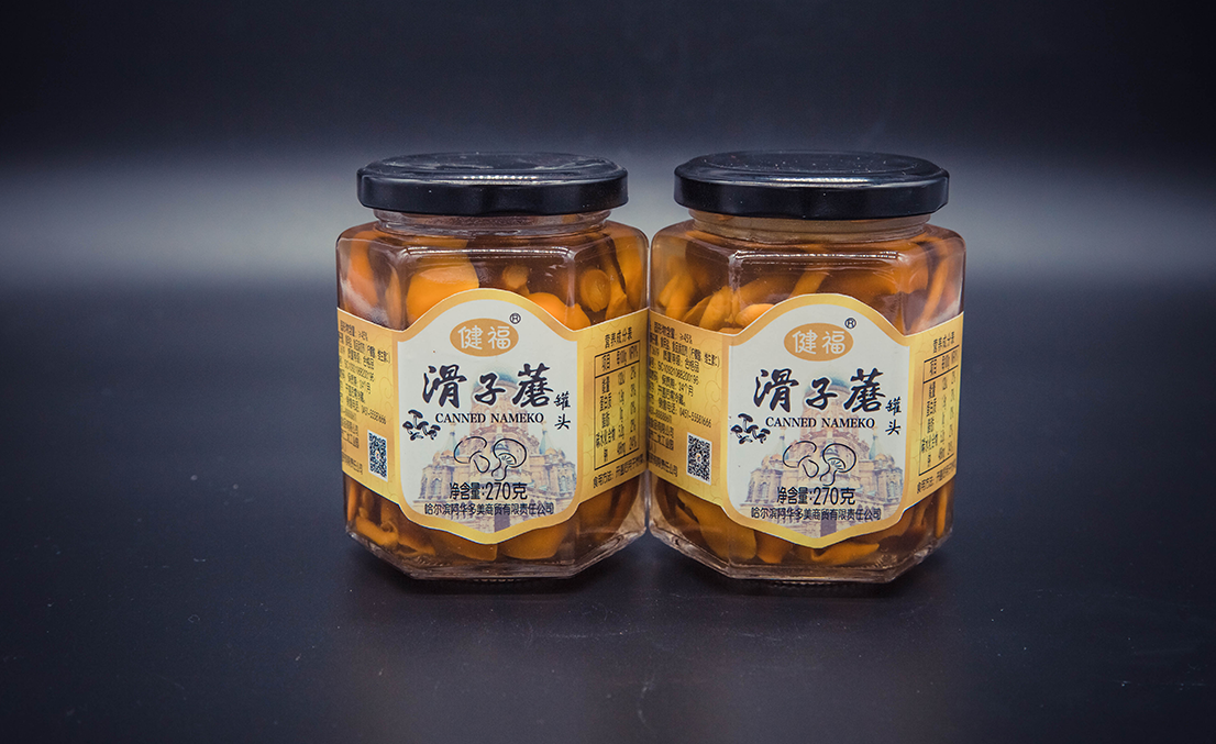 滑子蘑罐頭